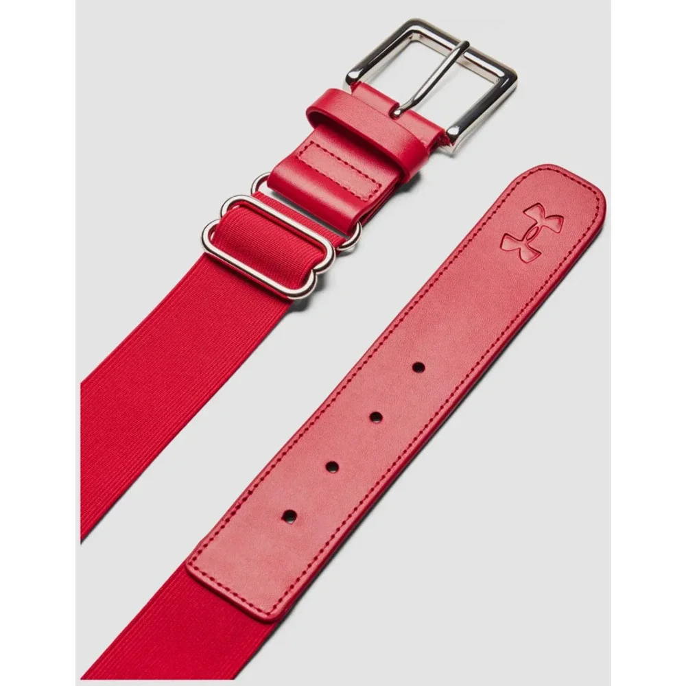 Under Armour Youth Red Adjustable Baseball Belt Fits Up to 36